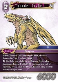 Thunder Drake - Crystal Dominion - Final Fantasy TCG card