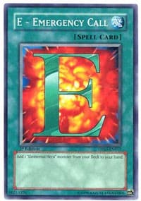 E - Emergency Call - Duelist Pack 3: Jaden Yuki 2 - YuGiOh card