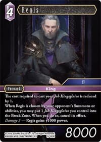 Regis - Crystal Dominion - Final Fantasy TCG card