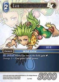Gau EX - Crystal Dominion - Final Fantasy TCG card