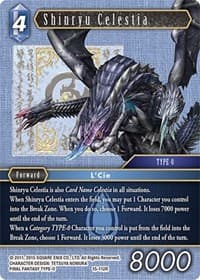 Shinryu Celestia - Crystal Dominion - Final Fantasy TCG card