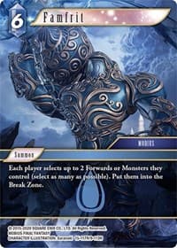Famfrit - Crystal Dominion - Final Fantasy TCG card