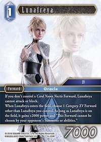 Lunafreya - Crystal Dominion - Final Fantasy TCG card