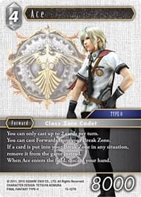 Ace - Crystal Dominion - Final Fantasy TCG card