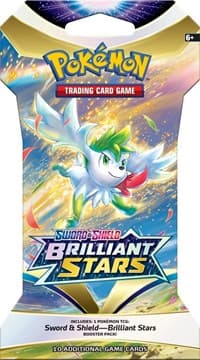 Brilliant Stars Sleeved Booster Pack - SWSH09: Brilliant Stars - Pokemon card