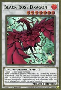 Black Rose Dragon (Alternate Art) - Maximum Gold: El Dorado - YuGiOh card