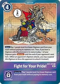 Fight for Your Pride! - Classic Collection - Digimon Card Game card