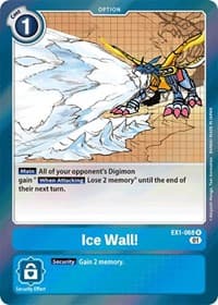 Ice Wall! - Classic Collection - Digimon Card Game card