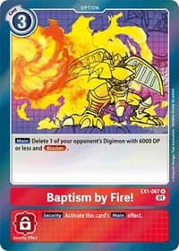 Baptism by Fire! - Classic Collection - Digimon Card Game card