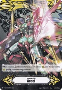 Imaginary Gift [Accel] // [Imaginary Gift [Accel II] Double-sided Gift Marker - Ultimate Raizer Mega-flare - Gift Markers - Cardfight Vanguard card