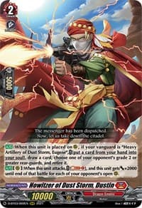 Howitzer of Dust Storm, Dustin - D-BT03: Advance of Intertwined Stars - Cardfight Vanguard card