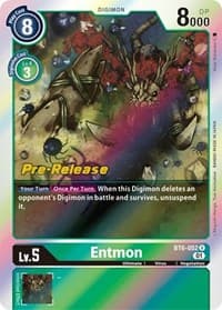 Entmon - Double Diamond Pre-Release Cards - Digimon Card Game card