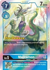 Majiramon - Double Diamond Pre-Release Cards - Digimon Card Game card
