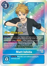 Matt Ishida - Double Diamond Pre-Release Cards - Digimon Card Game card