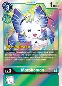 Morphomon - Double Diamond Pre-Release Cards - Digimon Card Game card