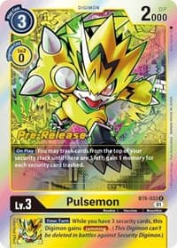 Pulsemon - Double Diamond Pre-Release Cards - Digimon Card Game card