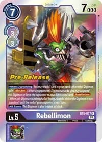 Rebellimon - Double Diamond Pre-Release Cards - Digimon Card Game card