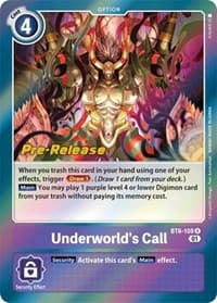 Underworld's Call - Double Diamond Pre-Release Cards - Digimon Card Game card