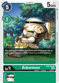 Arbormon - Double Diamond Pre-Release Cards - Digimon Card Game card