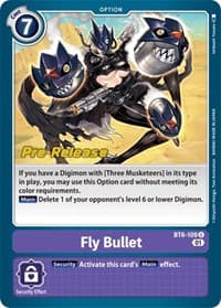 Fly Bullet - Double Diamond Pre-Release Cards - Digimon Card Game card