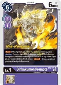 Ginkakumon Promote - Double Diamond Pre-Release Cards - Digimon Card Game card
