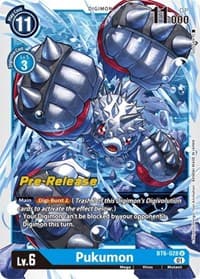 Pukumon - Double Diamond Pre-Release Cards - Digimon Card Game card