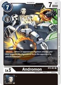 Andromon (Double Diamond Pre-Release) - Release Special Booster 1.0 - Digimon Card Game card