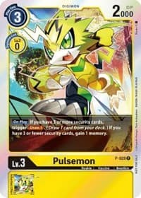 Pulsemon - P-028 (Double Diamond Pre-Release) - Digimon Promotion Cards - Digimon Card Game card