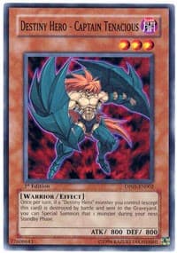 Destiny Hero - Captain Tenacious - Duelist Pack 5: Aster Phoenix - YuGiOh card