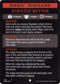 Magic Minigame: Strictly Better - Innistrad: Crimson Vow - Magic: The Gathering card