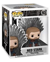 Game of Thrones: Ned Stark on the Iron Throne - Pop! Vinyl - Funko card