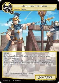 Artillerist of Faith - Game of Gods - Force of Will card