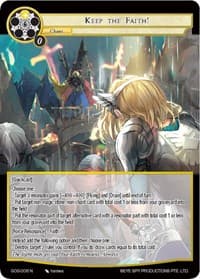 Keep the Faith! - Game of Gods - Force of Will card