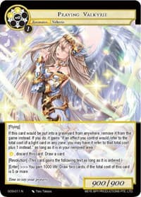 Praying Valkyrie - Game of Gods - Force of Will card