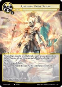 Repeating Faith Revival - Game of Gods - Force of Will card