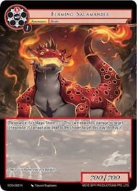 Flaming Salamander - Game of Gods - Force of Will card