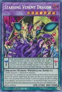 Starving Venemy Dragon - Brothers of Legend - YuGiOh card