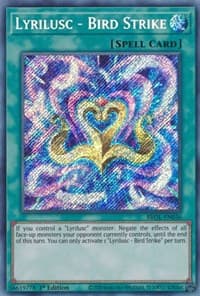 Lyrilusc - Bird Strike - Brothers of Legend - YuGiOh card