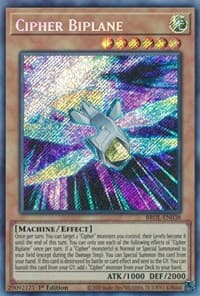 Cipher Biplane - Brothers of Legend - YuGiOh card