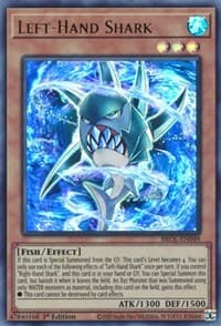 Left-Hand Shark - Brothers of Legend - YuGiOh card