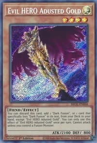 Evil HERO Adusted Gold - Brothers of Legend - YuGiOh card