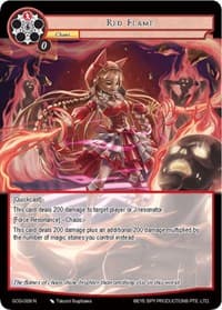 Red Flame - Game of Gods - Force of Will card