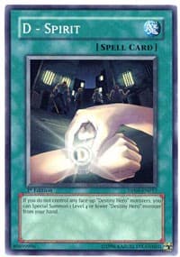 D - Spirit - Duelist Pack 5: Aster Phoenix - YuGiOh card