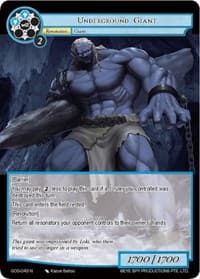 Underground Giant - Game of Gods - Force of Will card