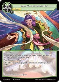 And War it Shall Be! - Game of Gods - Force of Will card