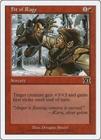 Fit of Rage - Classic Sixth Edition - Magic: The Gathering card