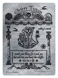 Grim Tutor (Silver Laminate) - Secret Lair Drop Series - Magic: The Gathering card