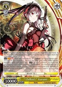"Zafkiel" Kurumi - Date A Bullet - Weiss Schwarz card