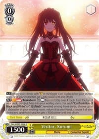Visitor, Kurumi - Date A Bullet - Weiss Schwarz card