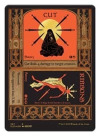 Cut // Ribbons (Foil Etched) (Gold) - Secret Lair Drop Series - Magic: The Gathering card